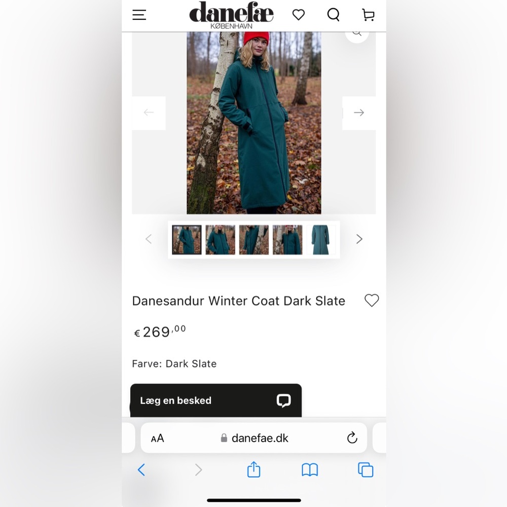 Danefae Danesandur Winter Coat Dark Slate